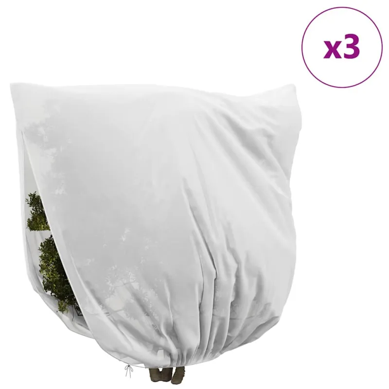Šalčio Apsauginiai Augalų Fleece Dangčiai 3 pcs Balta