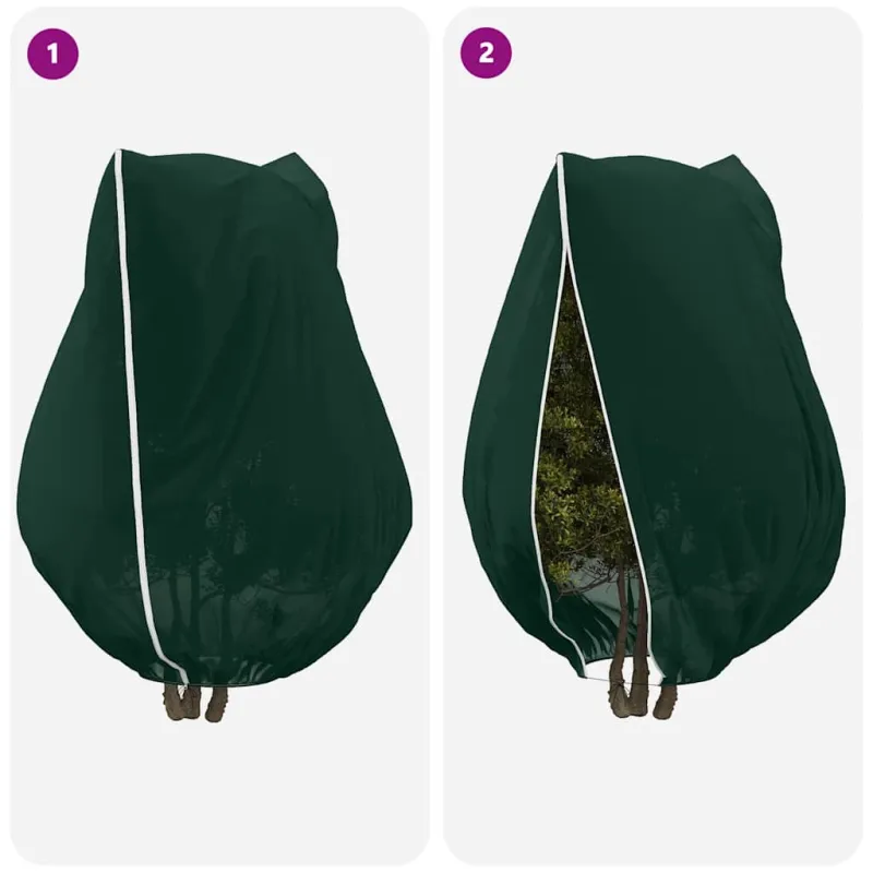 Šalčio Apsauginiai Augalų Fleece Dangčiai 3 pcs Žalia 2,4 x 2 m