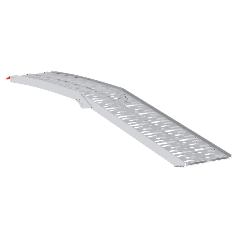 Sulankstoma motociklinės rampos 340 kg per rampa 2 pcs Sidabro