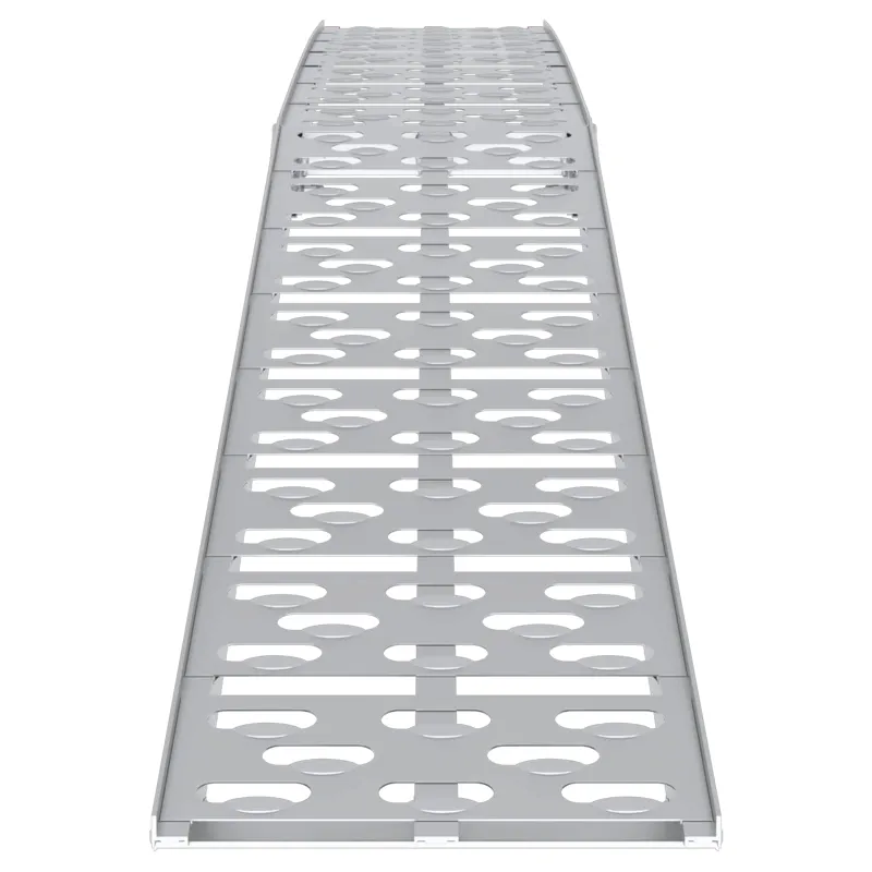 Sulankstoma motociklinės rampos 340 kg per rampa 2 pcs Sidabro