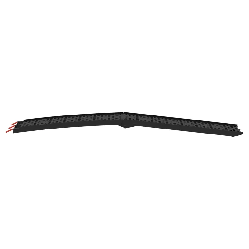Sulankstoma motociklinės rampos 340 kg per rampa 2 pcs Juodas