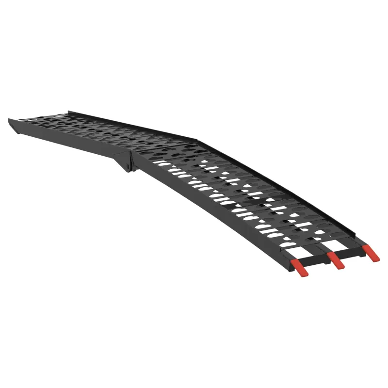 Sulankstoma motociklinės rampos 340 kg per rampa 2 pcs Juodas