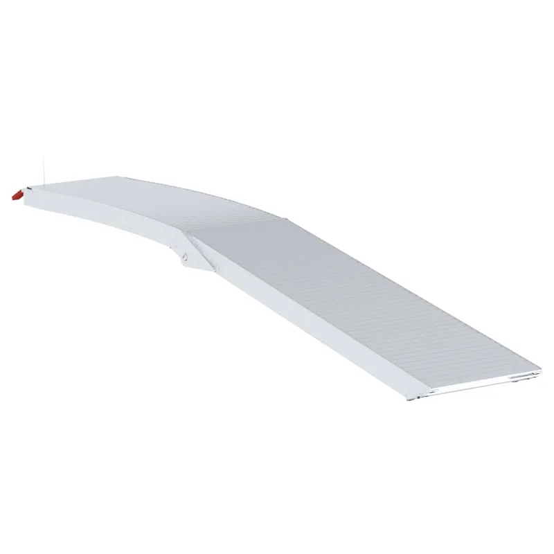 Motociklo rampos 680 kg 2 pcs Sidabro 205 x 28 x 5 cm Aliuminis