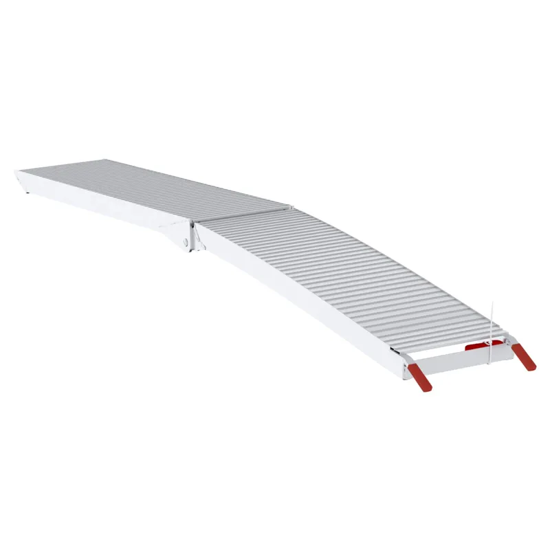 Motociklo rampos 680 kg 2 pcs Sidabro 205 x 28 x 5 cm Aliuminis