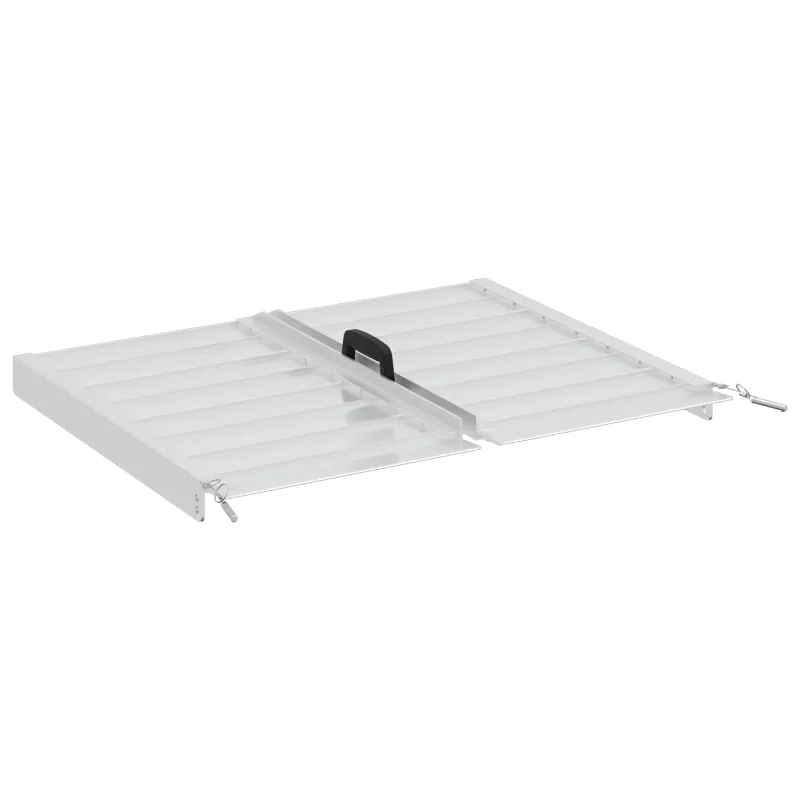 Vežimėlio rampos 270 kg Sidabro 62 x 73 x 5 cm Aliuminis