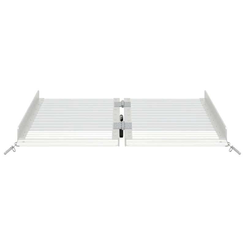 Vežimėlio rampos 270 kg Sidabro 62 x 73 x 5 cm Aliuminis
