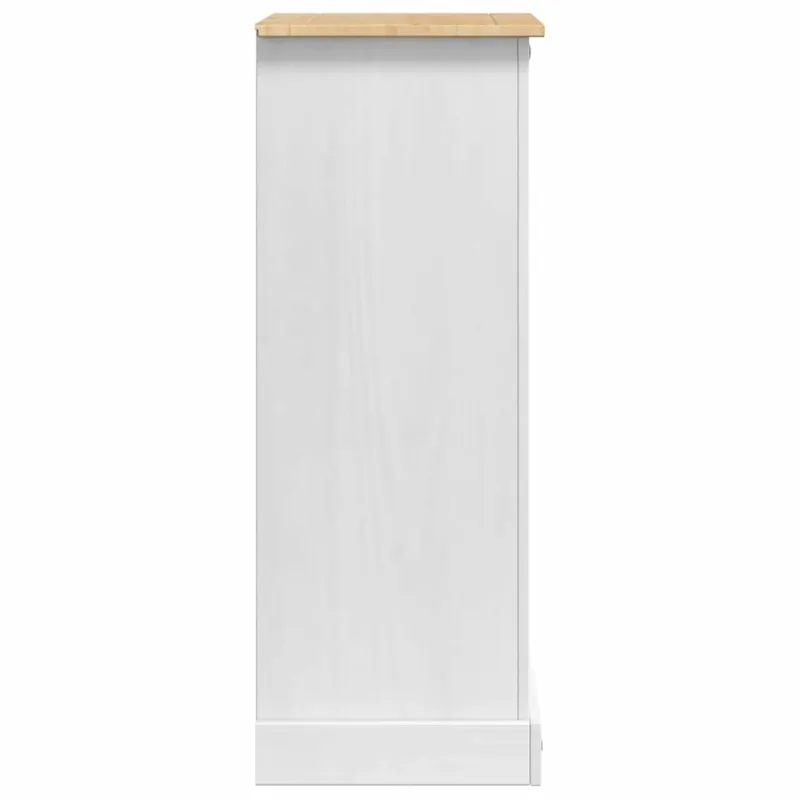 Naktinis staliukas su stalčių Corona Balta 53 x 39 x 103 cm
