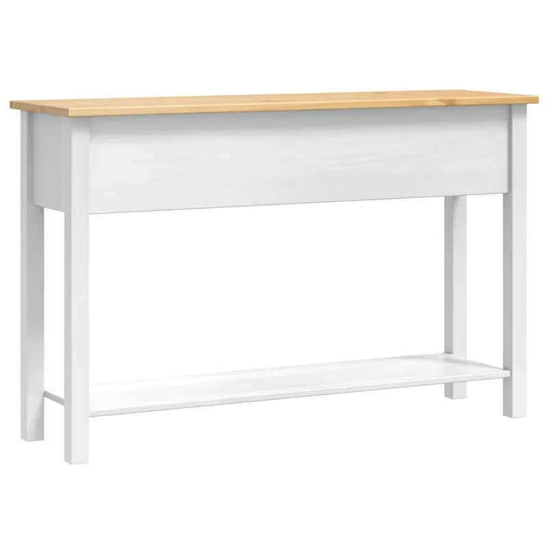 Žurnalinis staliukas su stalčių Corona Balta 114 x 34,5 x 73 cm