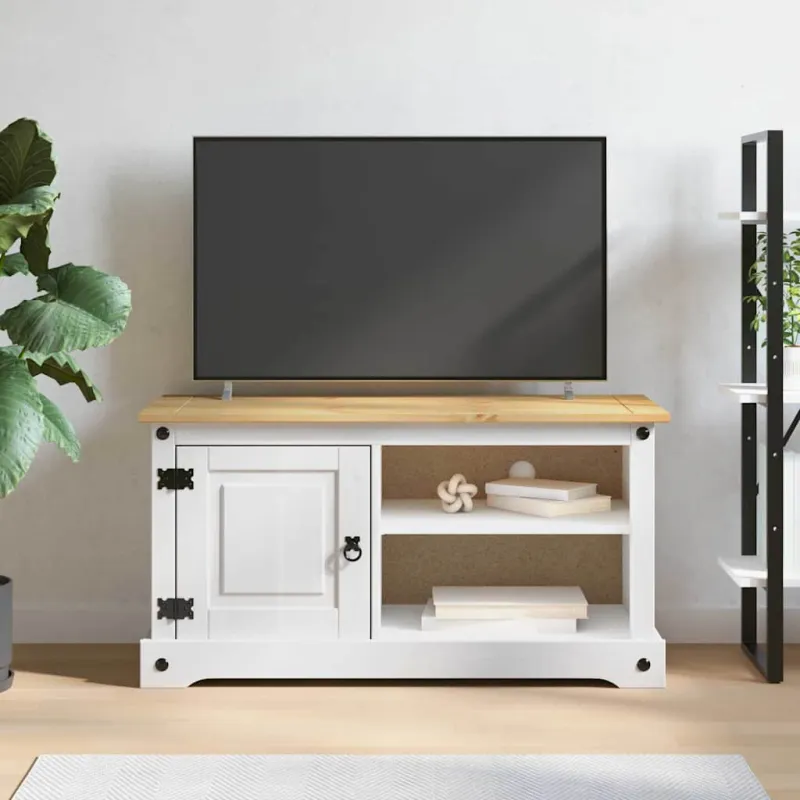 Televizoriaus spintelė Corona Balta 100 x 40 x 52 cm