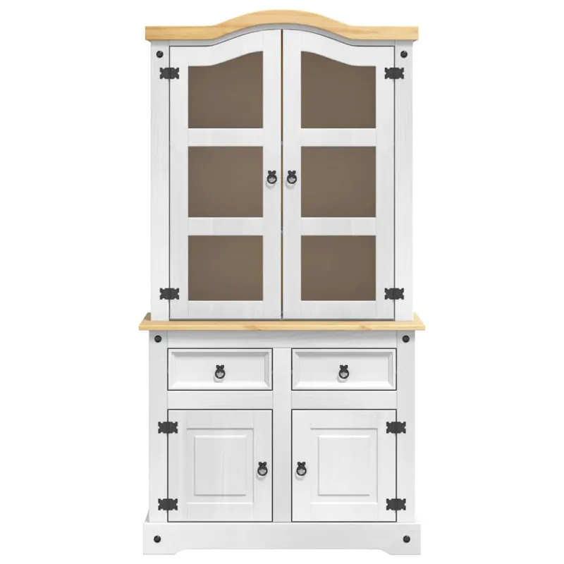 Kabalas Corona Balta 100 x 48,5 x 179 cm Kietos pušies mediena