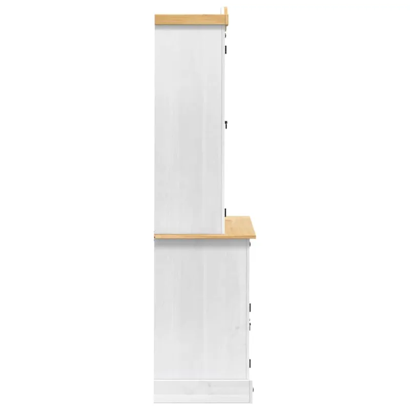 Kabalas Corona Balta 100 x 48,5 x 179 cm Kietos pušies mediena