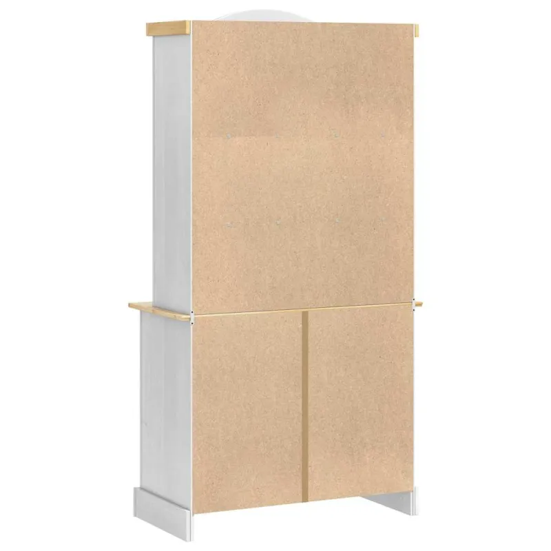 Kabalas Corona Balta 100 x 48,5 x 179 cm Kietos pušies mediena