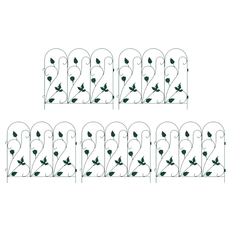Sodo tvora 5 pcs Žalia Plienas