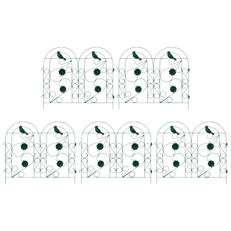 Sodo tvora 5 pcs Žalia Plienas