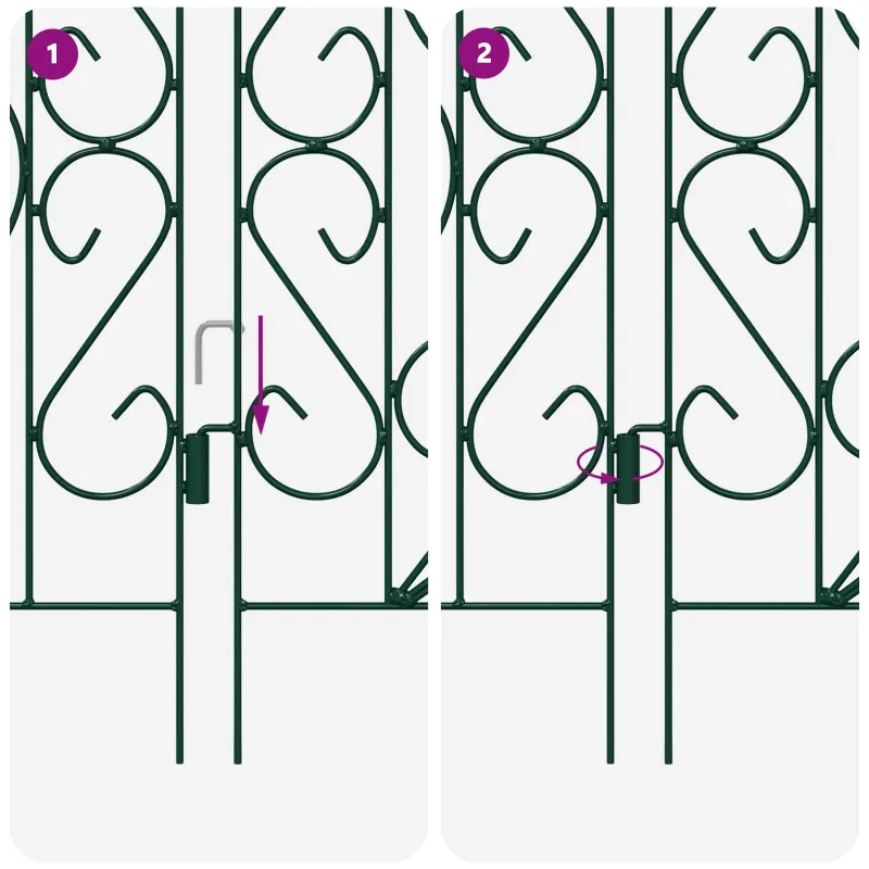 Sodo tvora 5 pcs Žalia Plienas