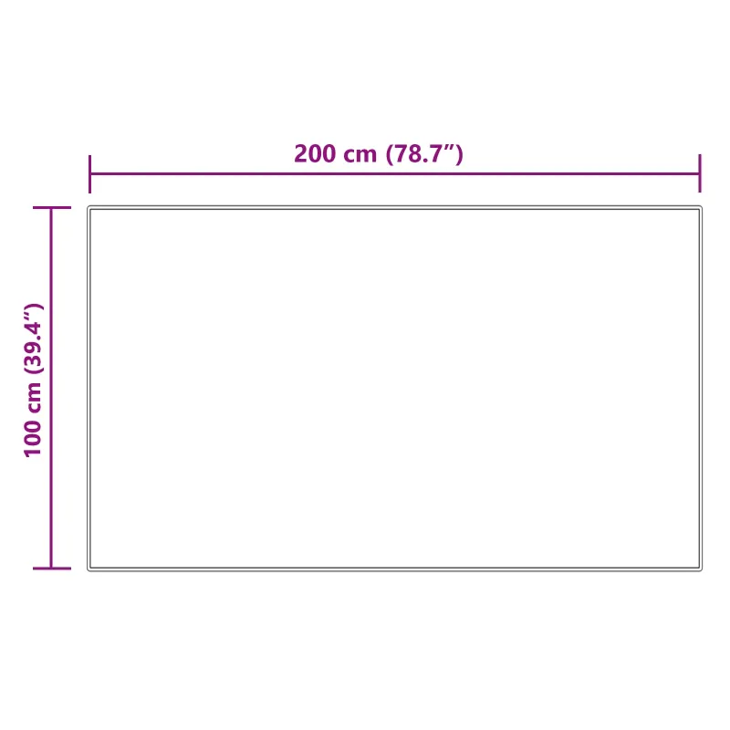 Dirbtinio avių kailio kilimas TAFALLA Kreminė 100 x 200 cm