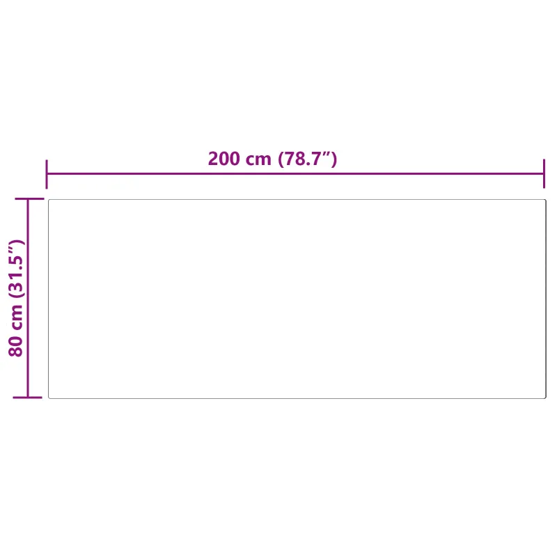 Dirbtinio avių kailio kilimas TAFALLA Rožinė 80 x 200 cm