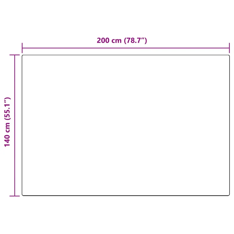 Dirbtinio avių kailio kilimas TAFALLA Antracito 140 x 200 cm