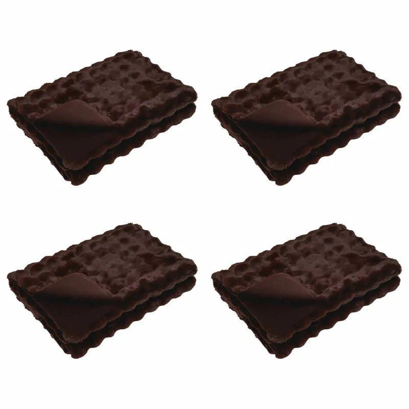 Neslystanti antklodė iš dirbtinio triušio kailio Olite 4 pcs