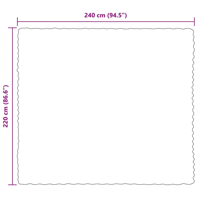 Neslystanti antklodė iš dirbtinio triušio kailio Olite 4 pcs