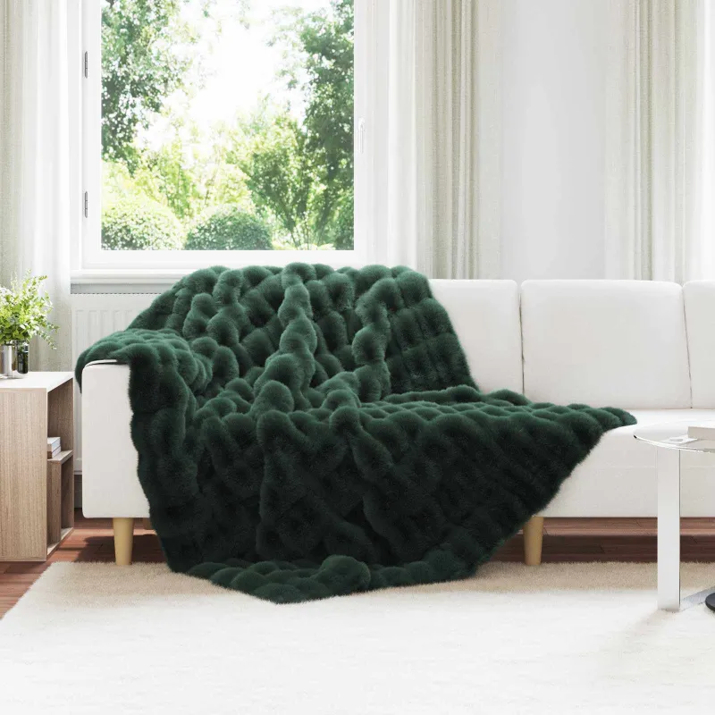 Neslystanti antklodė iš dirbtinio triušio kailio Olite 4 pcs
