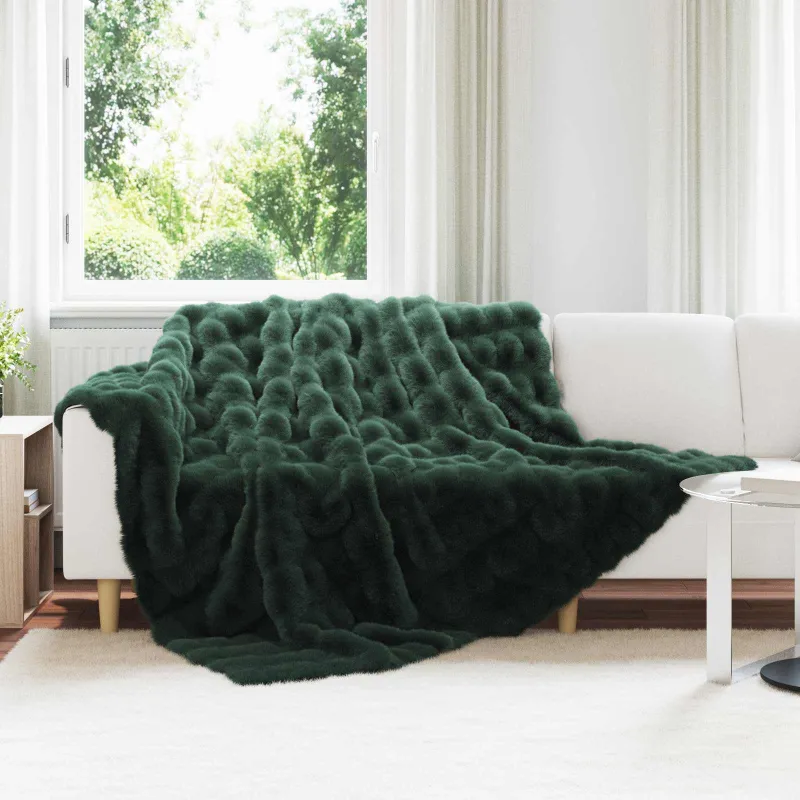 Neslystanti antklodė iš dirbtinio triušio kailio Olite 4 pcs