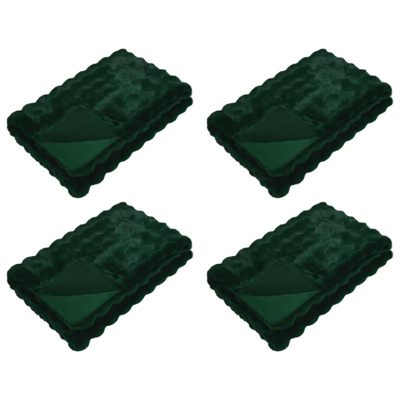 Neslystanti antklodė iš dirbtinio triušio kailio Olite 4 pcs