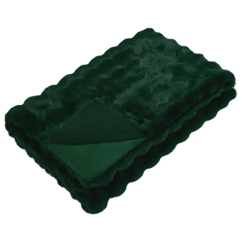 Neslystanti antklodė iš dirbtinio triušio kailio Olite 4 pcs