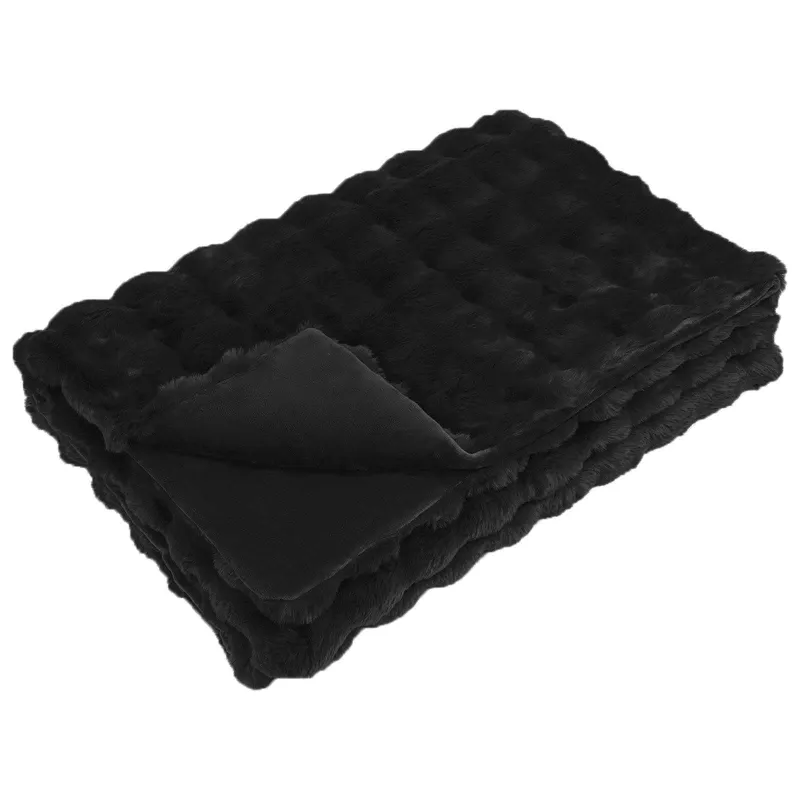 Neslystanti antklodė iš dirbtinio triušio kailio Olite 4 pcs