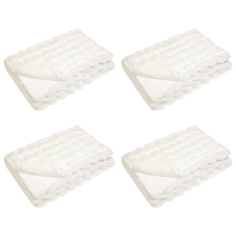 Neslystanti antklodė iš dirbtinio triušio kailio Olite 4 pcs