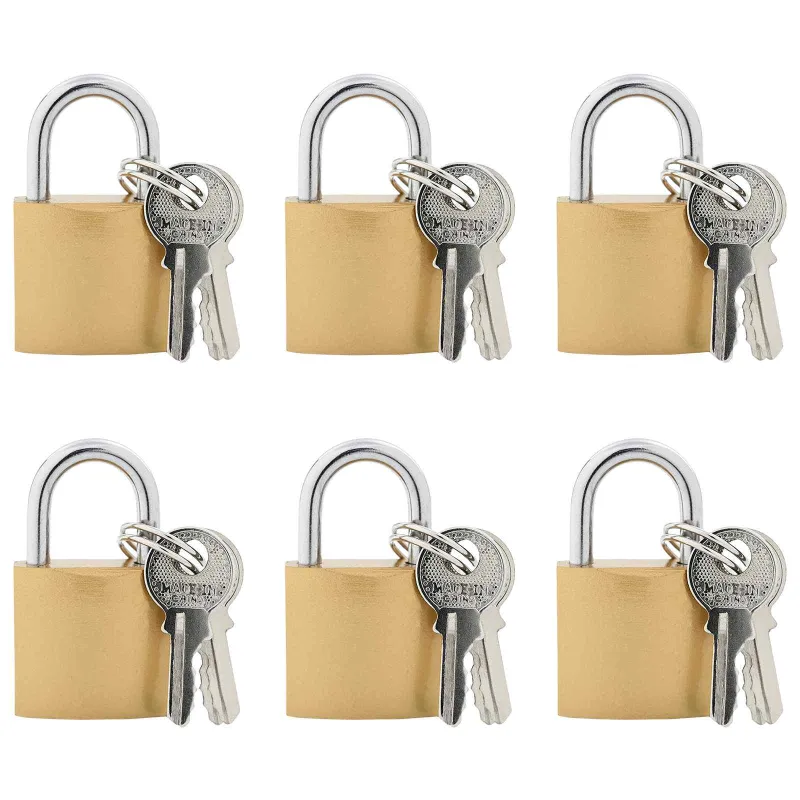 U spyna su raktai 6 pcs Žalvaris Geležis