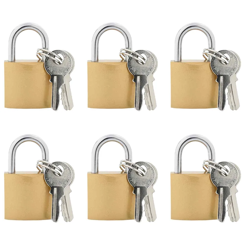 U spyna su raktai 6 pcs Žalvaris Geležis