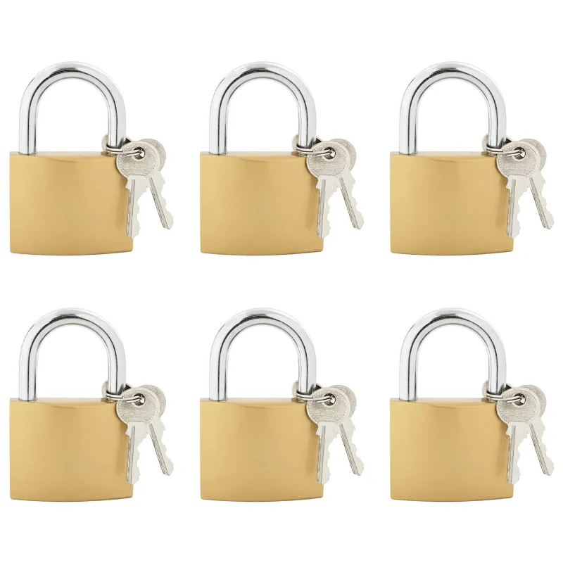 U spyna su raktai 6 pcs Žalvaris Geležis