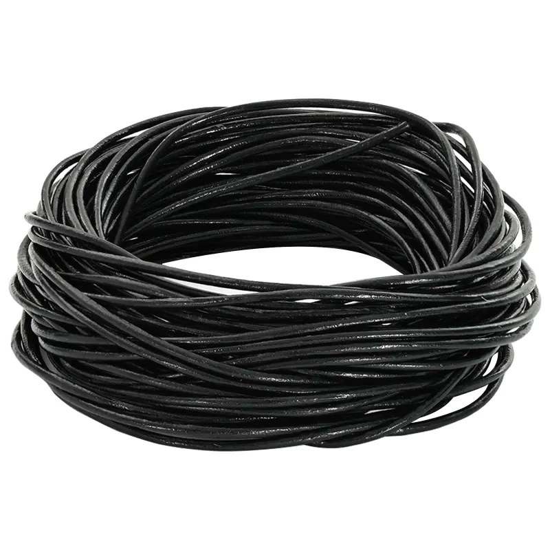 Odinė gija Juoda Ø1 mm x 5 m Oda