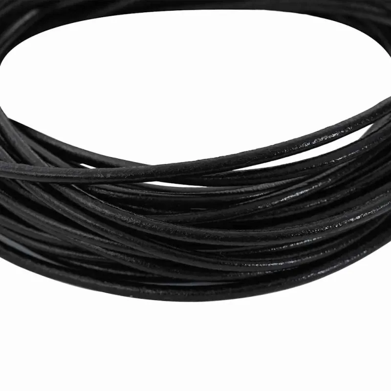Odinė gija Juoda Ø2,5 mm x 10 m Oda