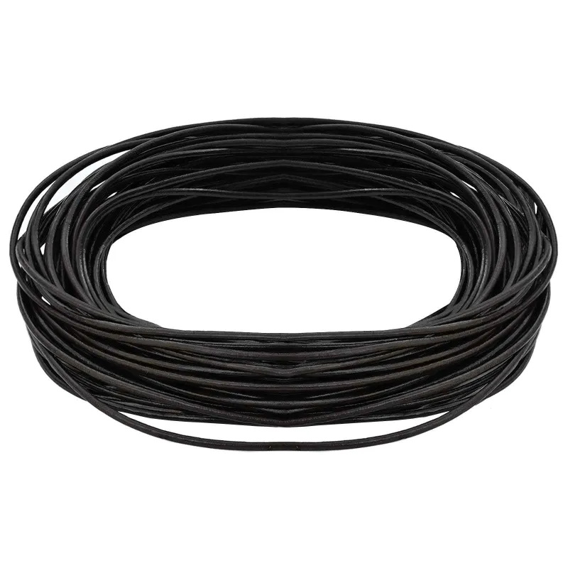 Odinė gija Tamsiai rudas Ø1 mm x 5 m Oda