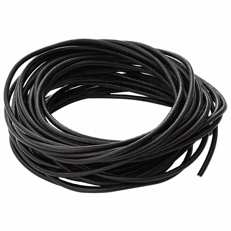 Odinė gija Tamsiai rudas Ø3 mm x 10 m Oda