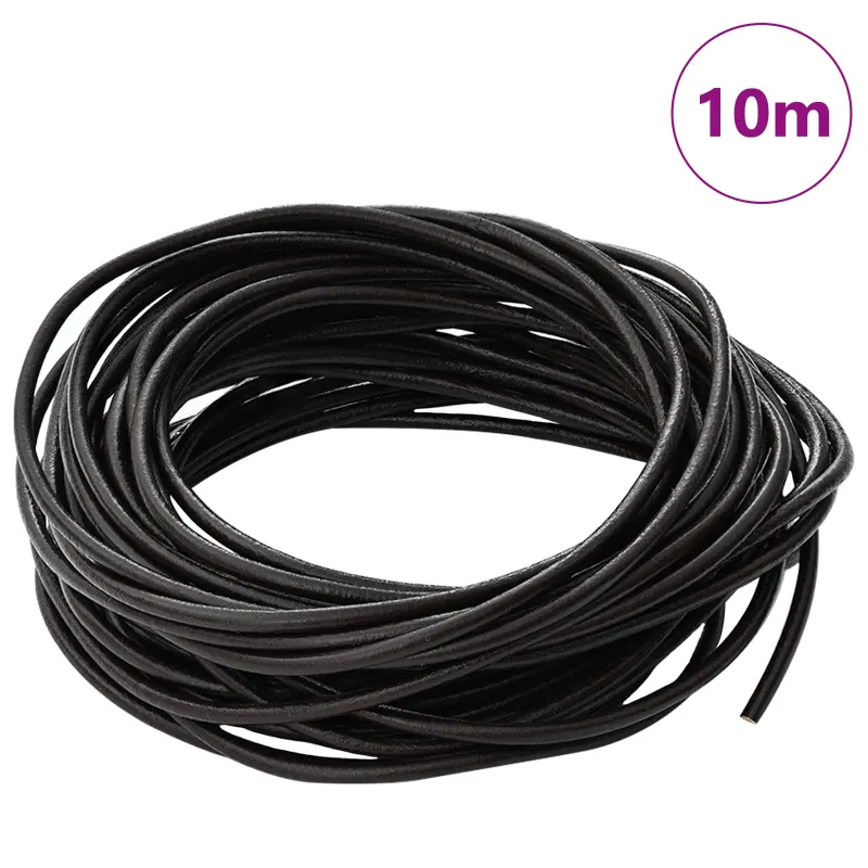 Odinė gija Tamsiai rudas Ø3 mm x 10 m Oda