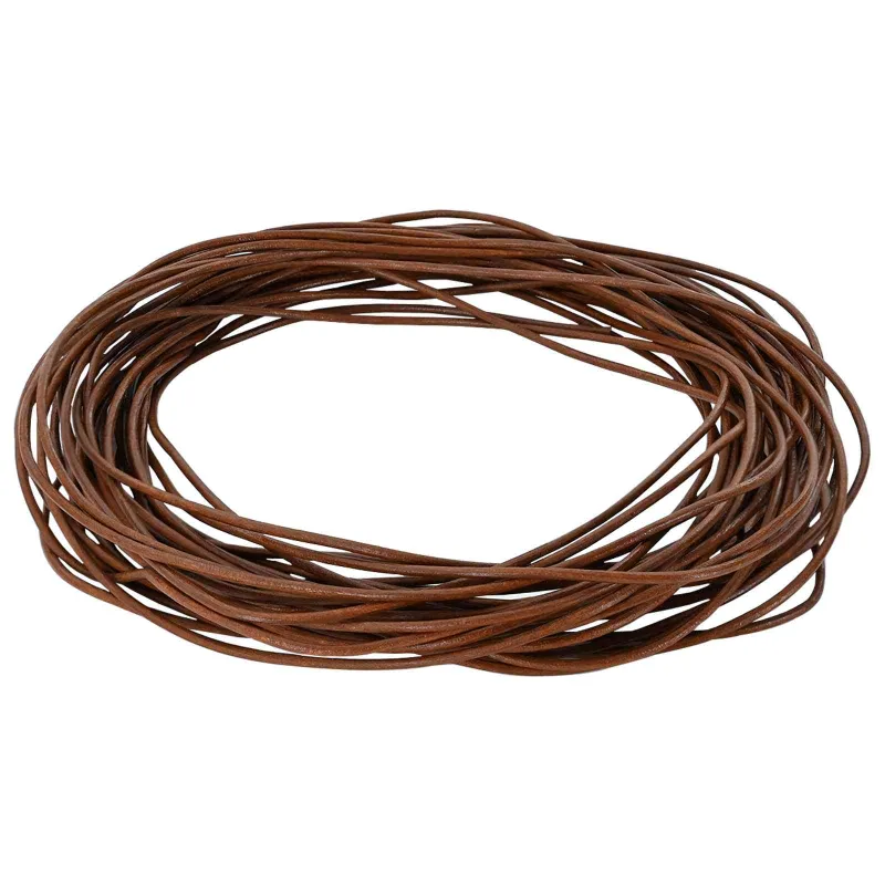 Odinė gija Šviesiai rudas Ø2 mm x 50 m Oda