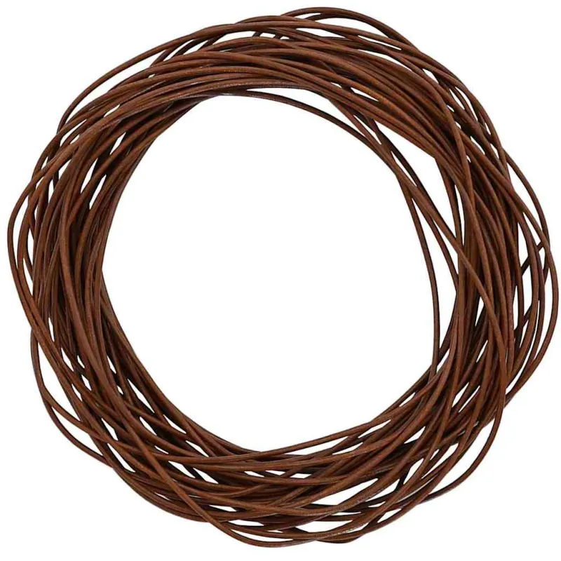 Odinė gija Šviesiai rudas Ø2,5 mm x 5 m Oda