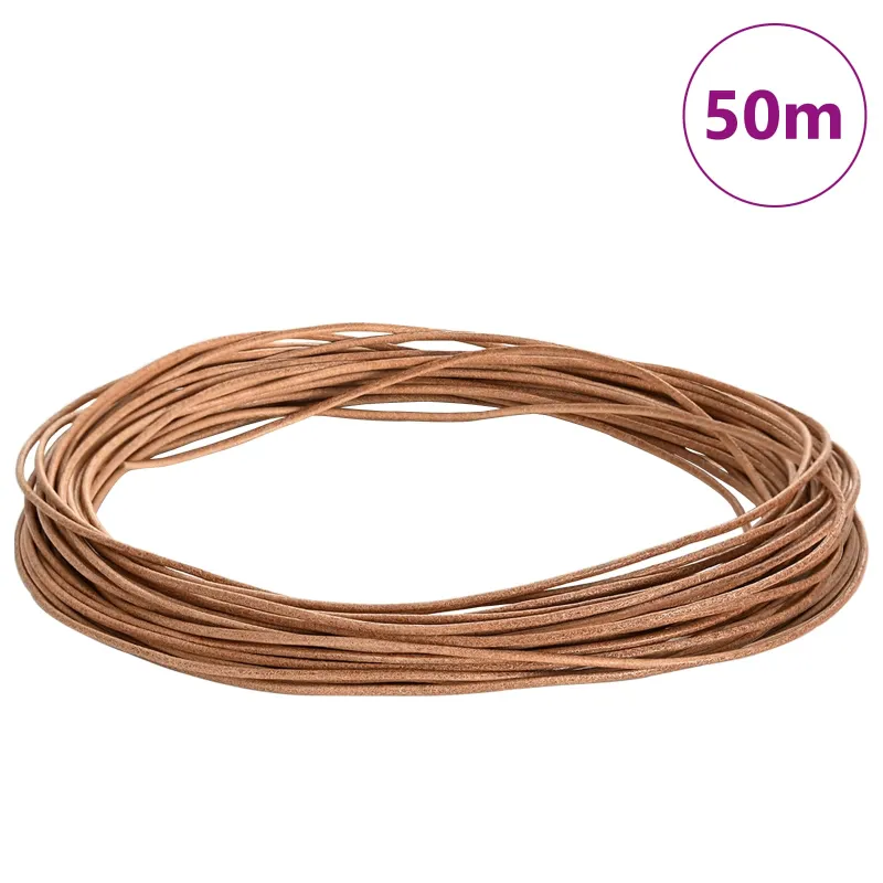 Odinė gija Ruda Ø1 mm x 50 m Oda