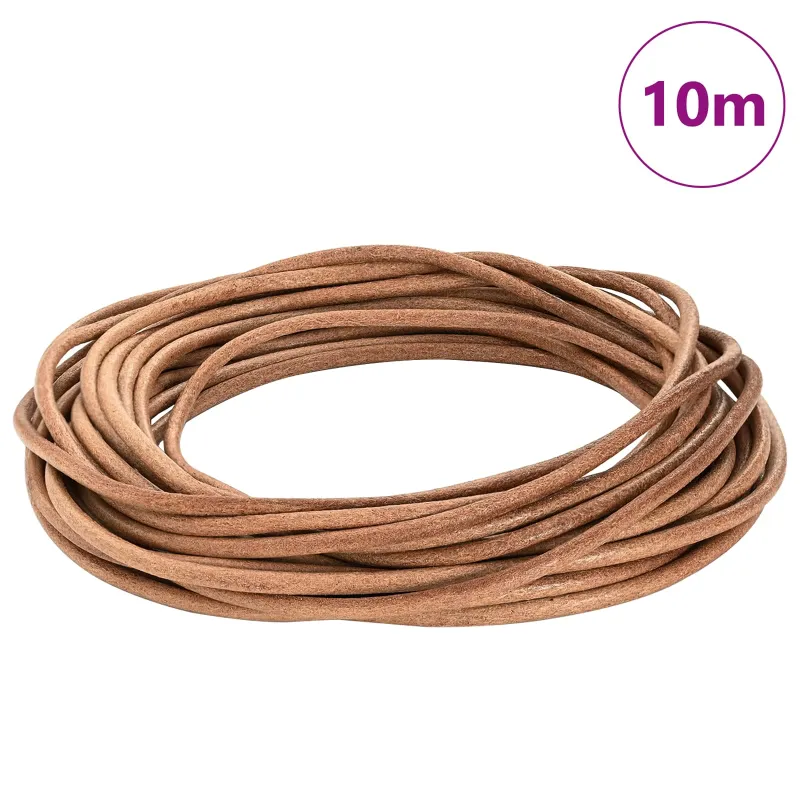 Odinė gija Ruda Ø4 mm x 10 m Oda