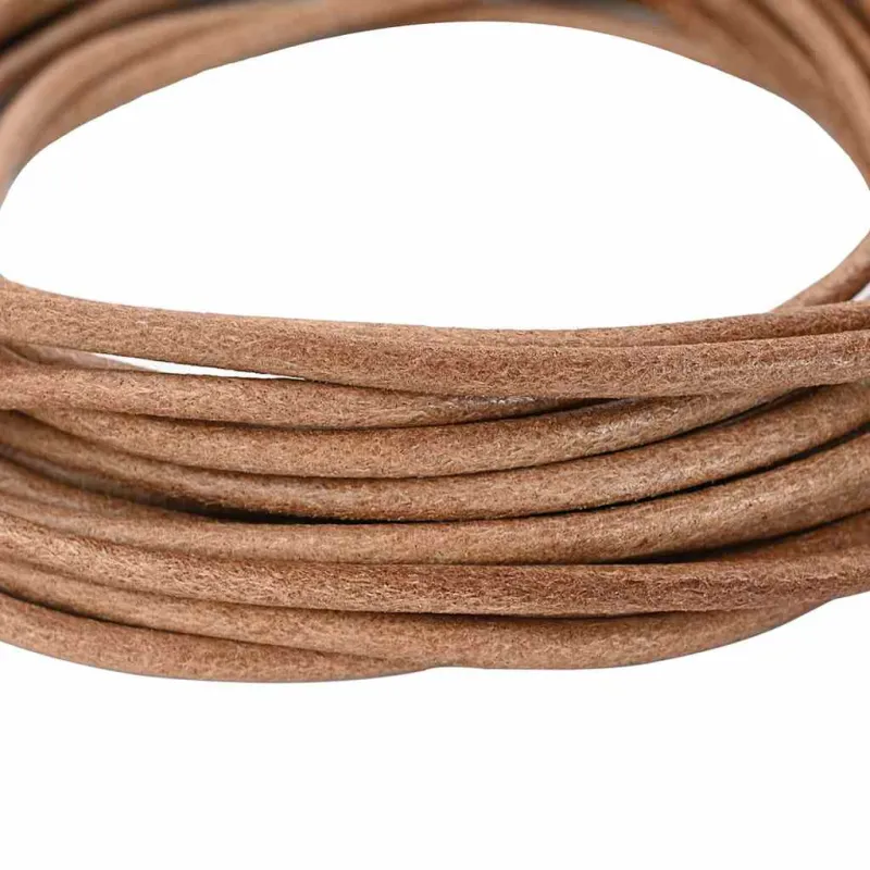 Odinė gija Ruda Ø5 mm x 50 m Oda
