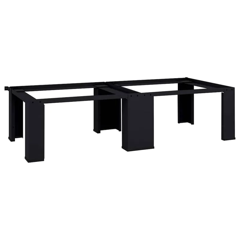 Skalbyklės pjedestalas 2 pcs Juodas 127 x 54,5 x 32,5 cm
