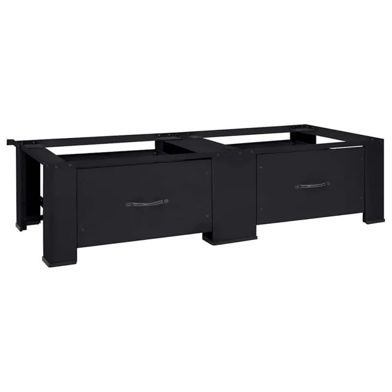 Skalbyklės pjedestalas 2 pcs Juodas 127 x 54,5 x 32,5 cm