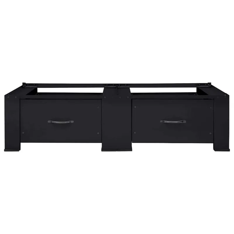 Skalbyklės pjedestalas 2 pcs Juodas 127 x 54,5 x 32,5 cm