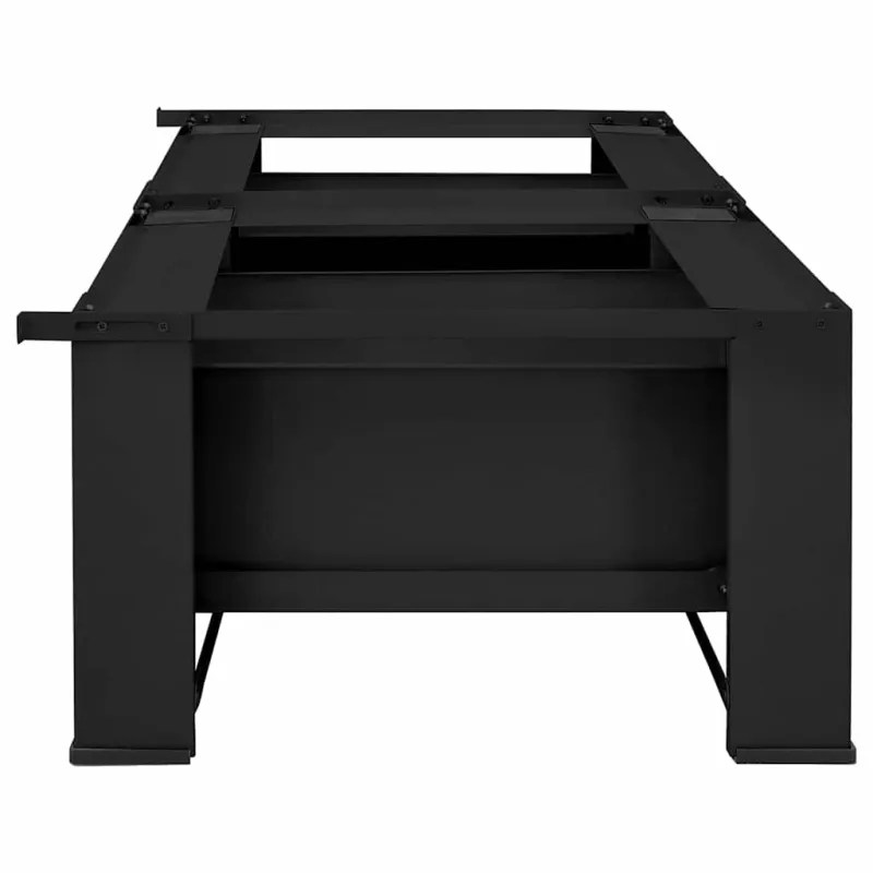 Skalbyklės pjedestalas 2 pcs Juodas 127 x 54,5 x 32,5 cm