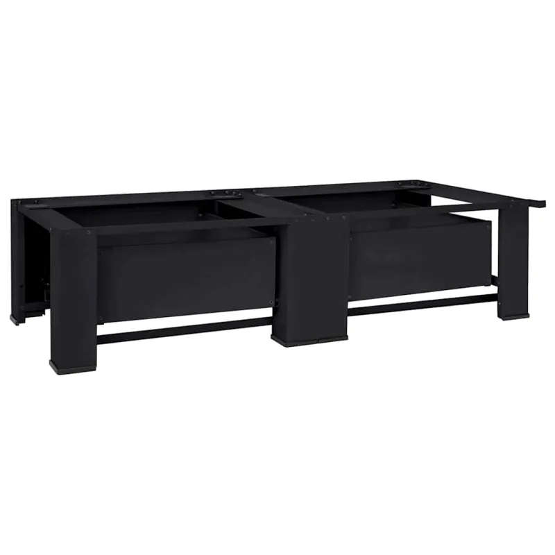 Skalbyklės pjedestalas 2 pcs Juodas 127 x 54,5 x 32,5 cm
