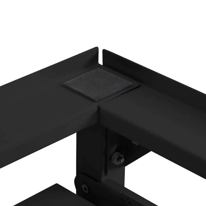 Skalbyklės pjedestalas 2 pcs Juodas 120 x 56 x 52 cm Plienas