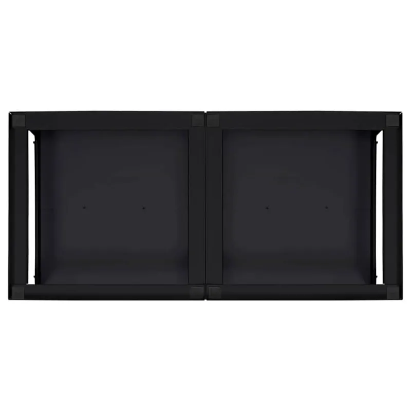 Skalbyklės pjedestalas 2 pcs Juodas 124,5 x 61,5 x 32,5 cm